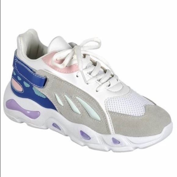 ‼️LAST PAIR‼️ Gray blue and white sneakers - Picture 4 of 5